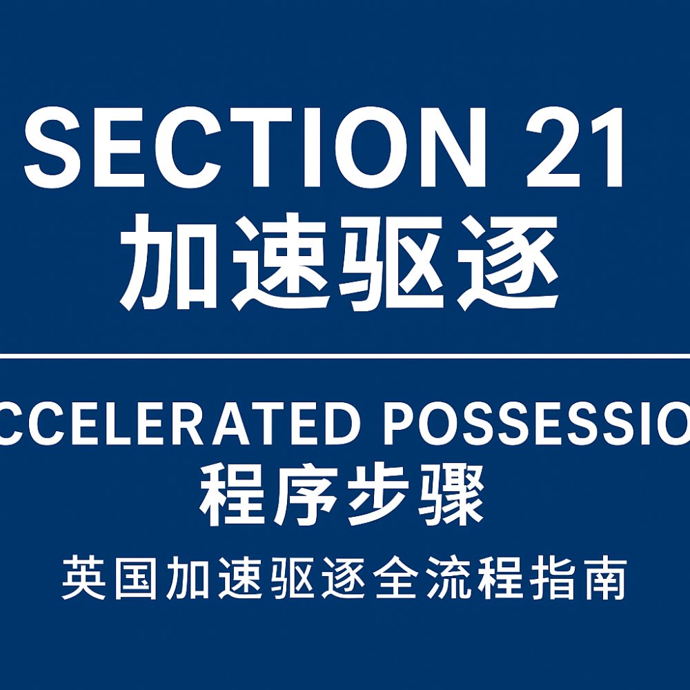 Section 21 加速驱逐（Accelerated Possession）程序步骤
