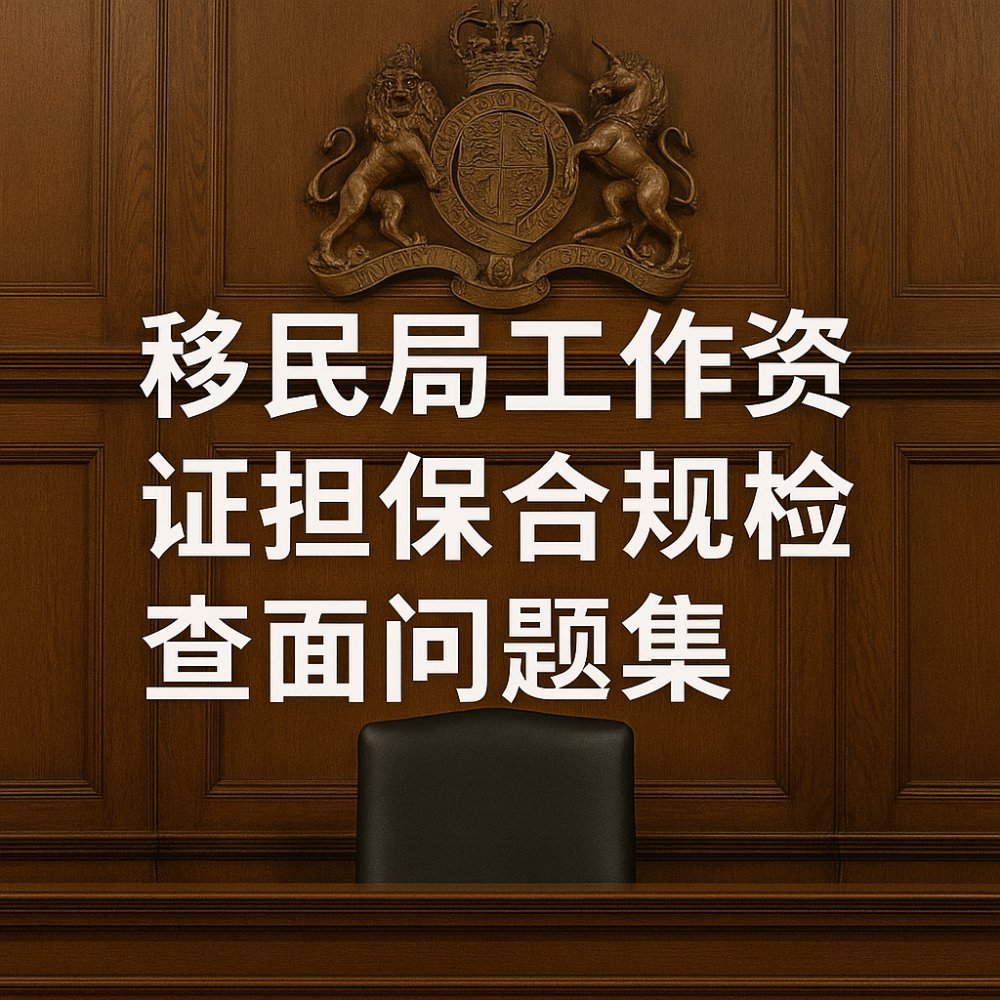移民局工作签证担保合规检查面试问题集