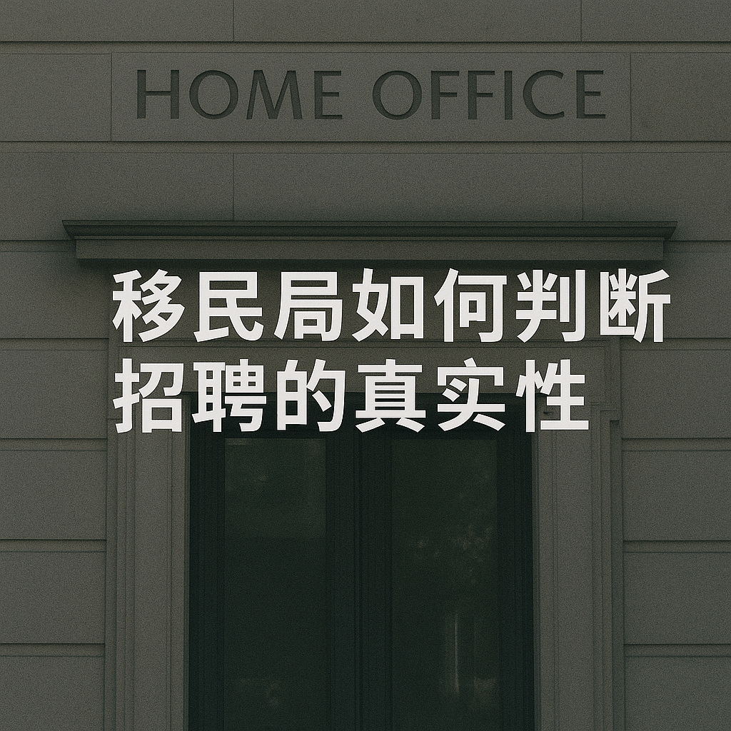 移民局如何判断 Genuine Vacancy（招聘真实性）