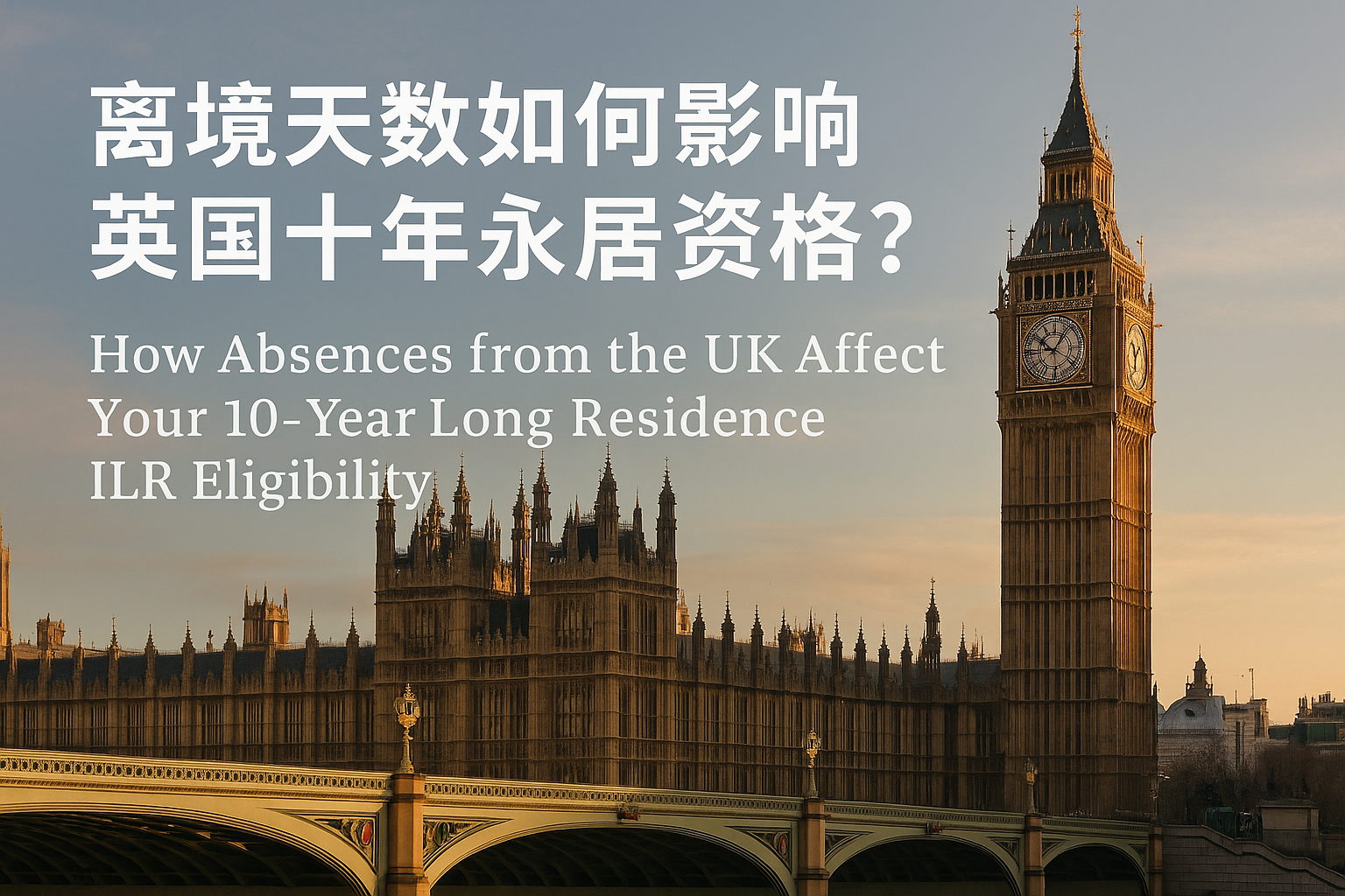 离境天数如何影响英国十年永居资格？