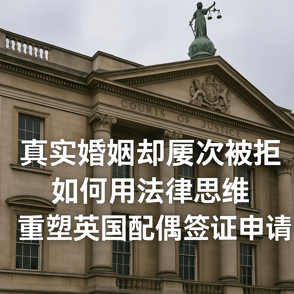 真实婚姻却屡次被拒？如何用法律思维重塑英国配偶签证申请