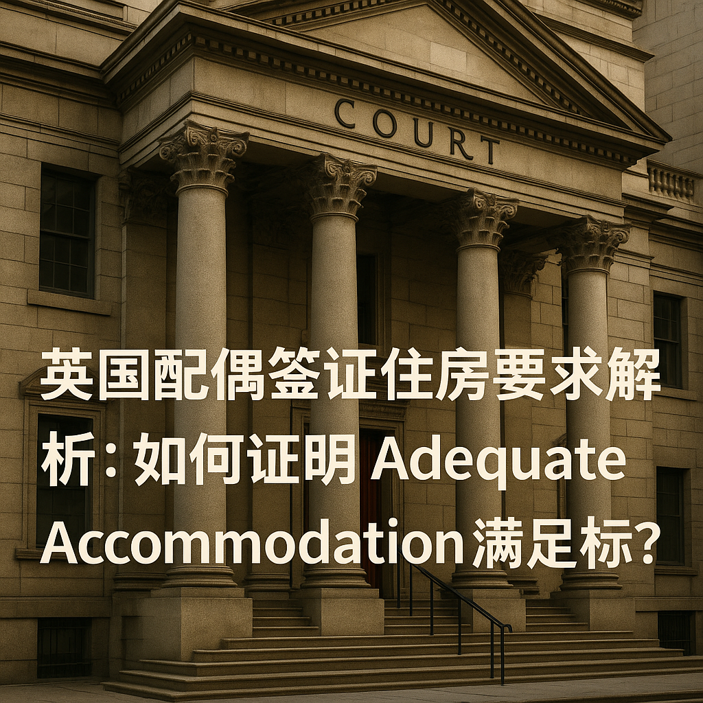 英国配偶签证住房要 Accommodation Requirement 如何满足？（2025 实务指南）
