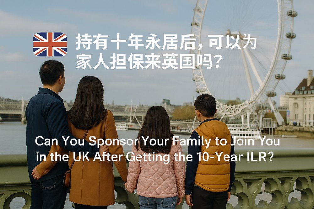 持有十年永居后，可以为家人担保来英国吗？