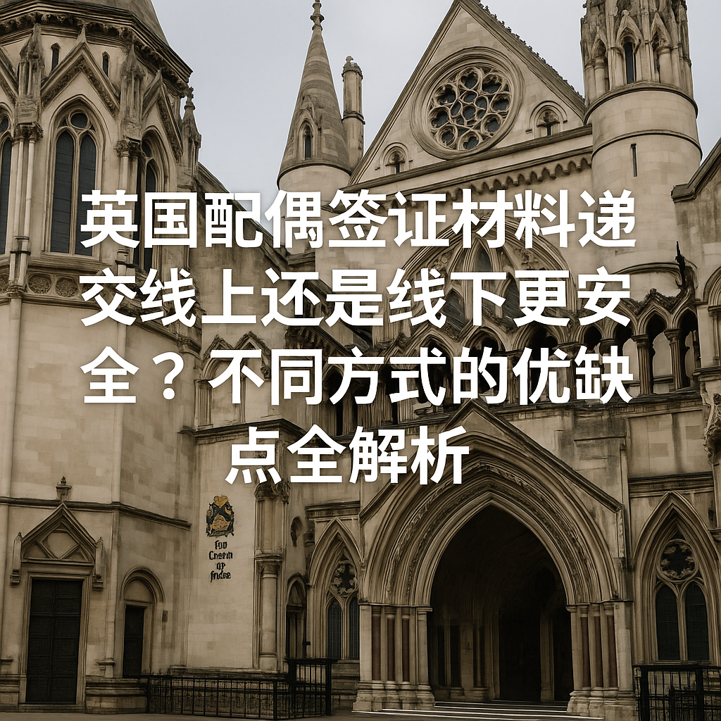英国配偶签证材料递交线上还是线下更安全？不同方式的优缺点全解析