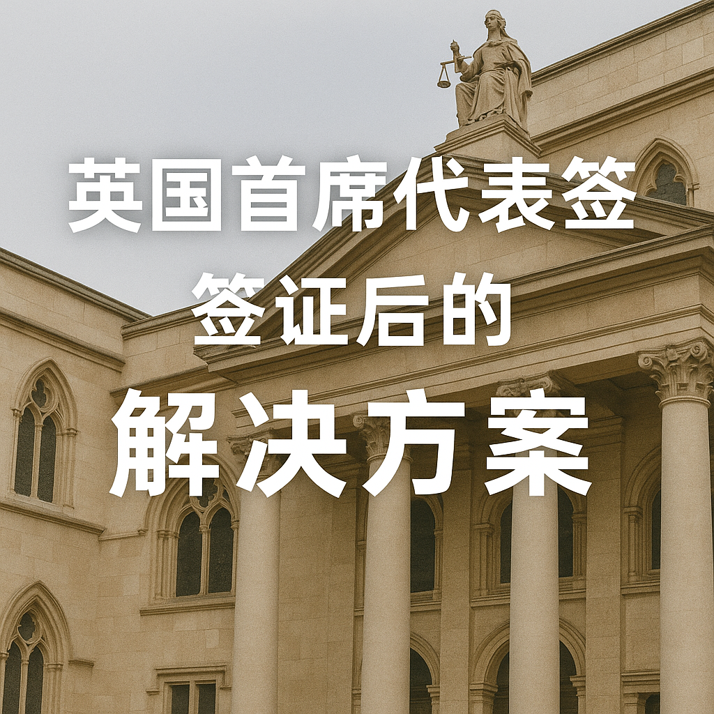 首席代表签证拒签后的解决方案