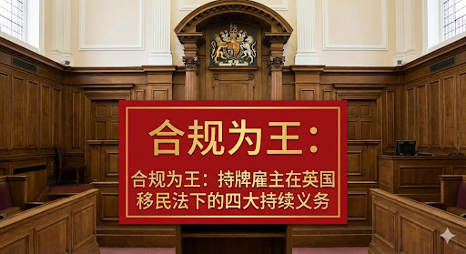 合规为王：持牌雇主在英国移民法下的四大持续义务