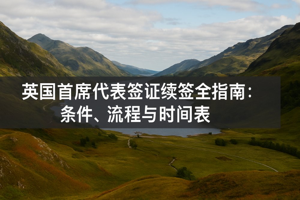英国首席代表签证续签全指南：条件、流程与时间表