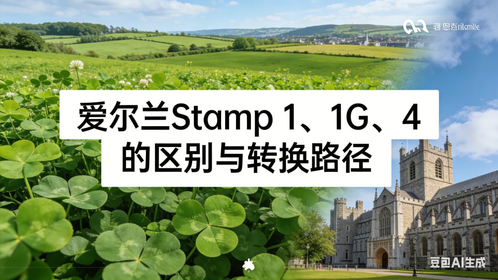 爱尔兰 Stamp 1、Stamp 1G 与 Stamp 4 的区别与转换路径｜完整指南（2025 最新版）