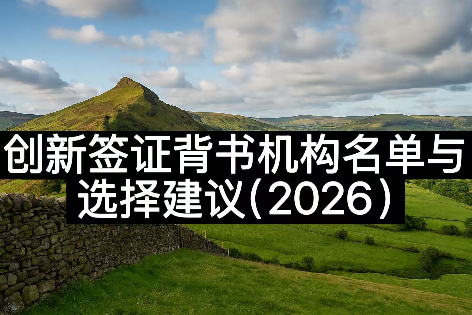 创新签证背书机构名单与选择建议（2026）