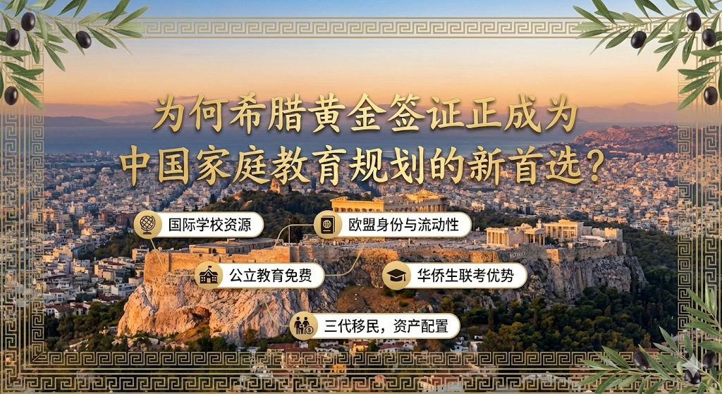 希腊黄金签证与教育优势