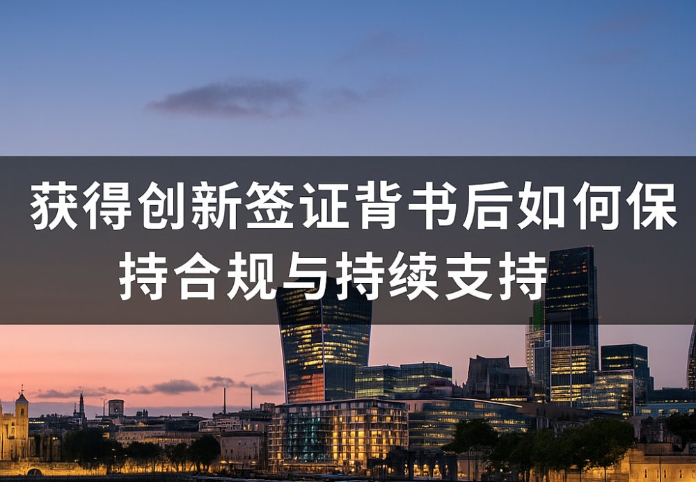 获得创新签证背书后如何保持合规与持续支持