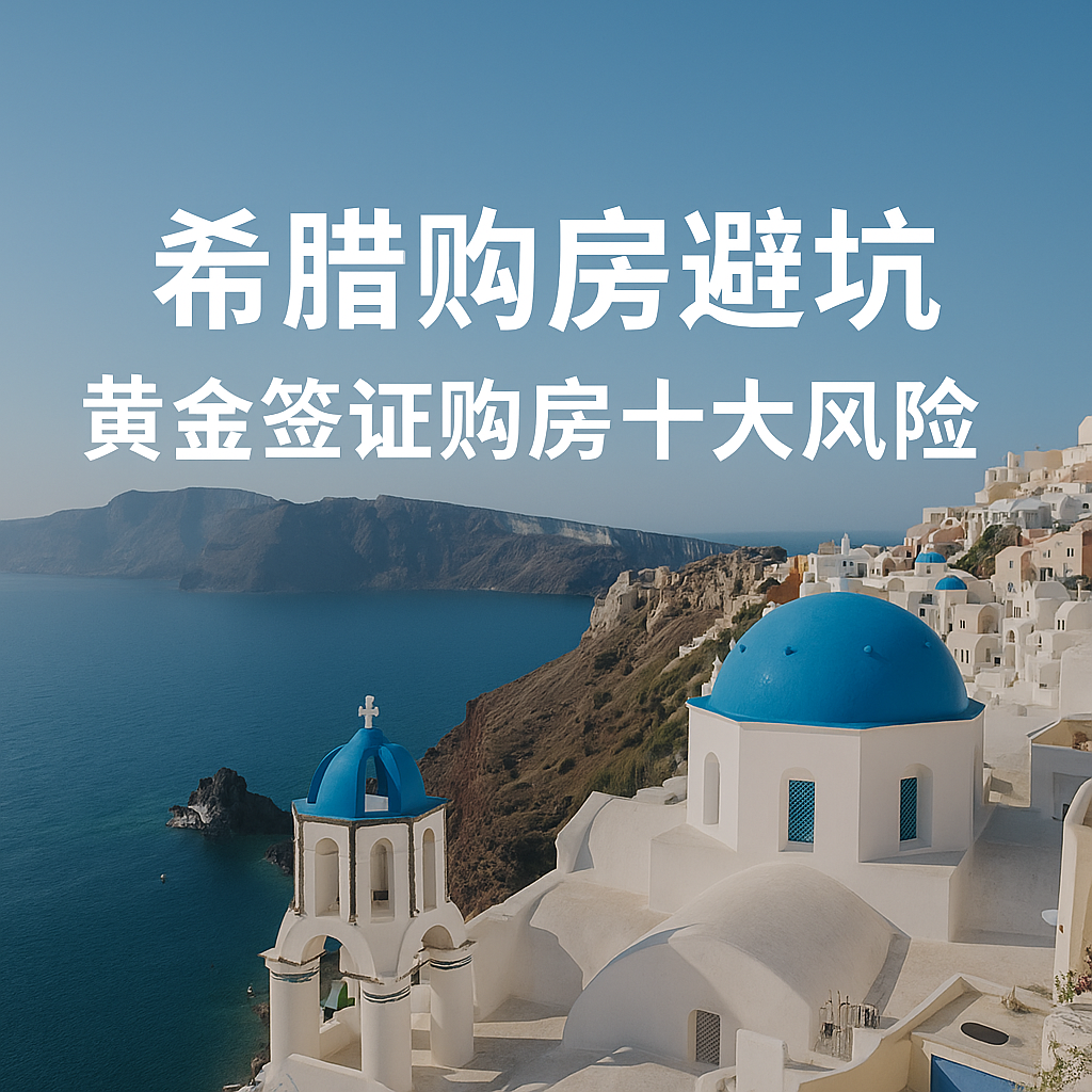 希腊购房避坑｜黄金签证购房十大风险