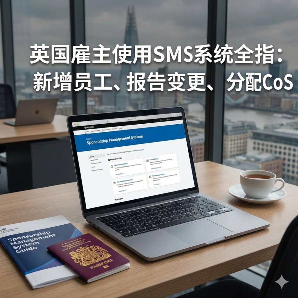 英国雇主使用 SMS 系统全指南：新增员工、报告变更、分配 CoS