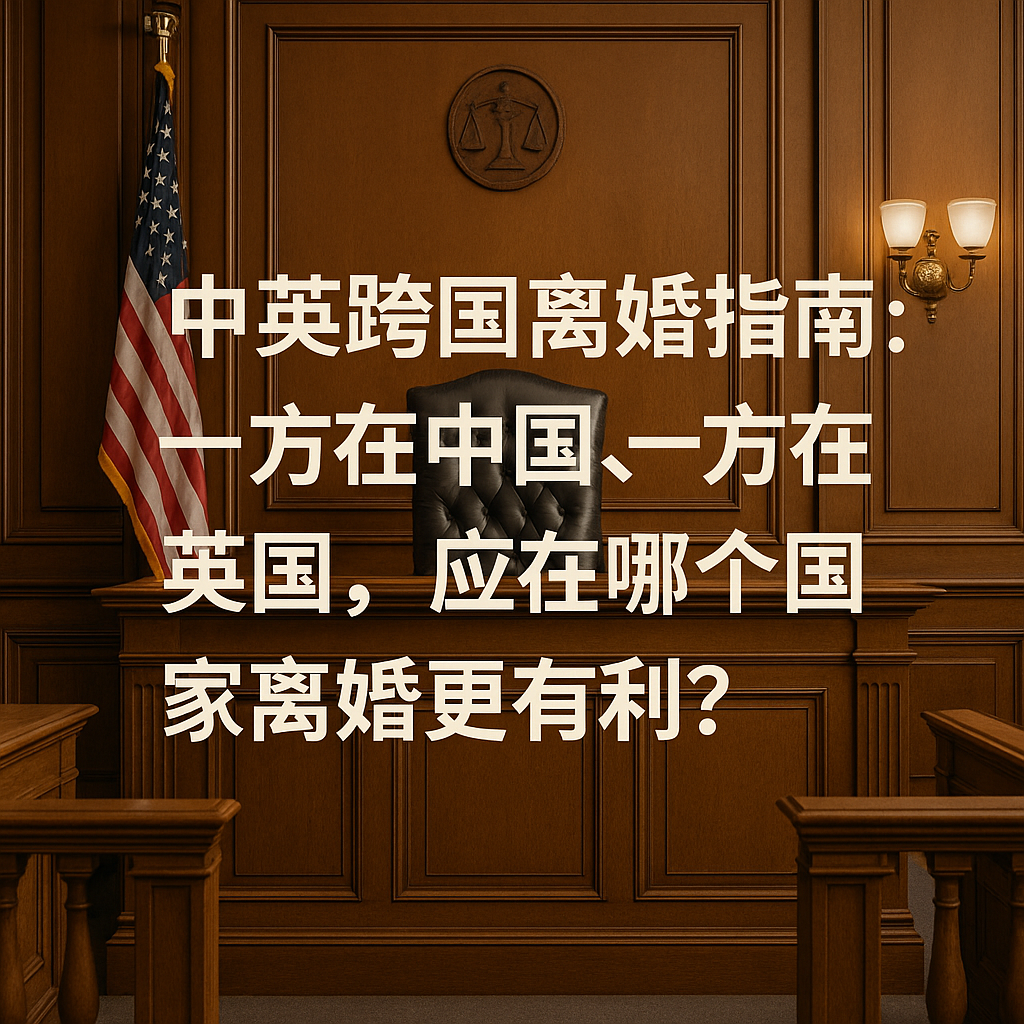 中英跨国离婚指南：一方在中国、一方在英国，应在哪个国家离婚更有利？