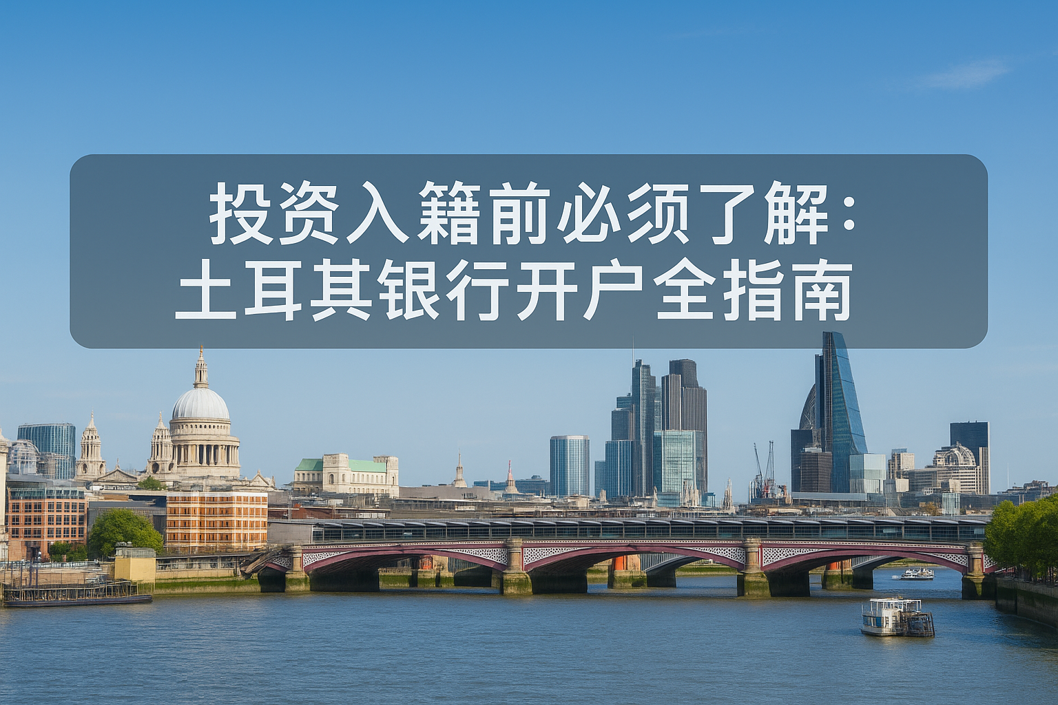 如何开立土耳其银行账户：投资入籍关键步骤