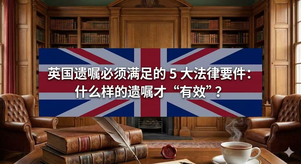 英国遗嘱必须满足的 5 大法律要件：什么样的遗嘱才“有效”？