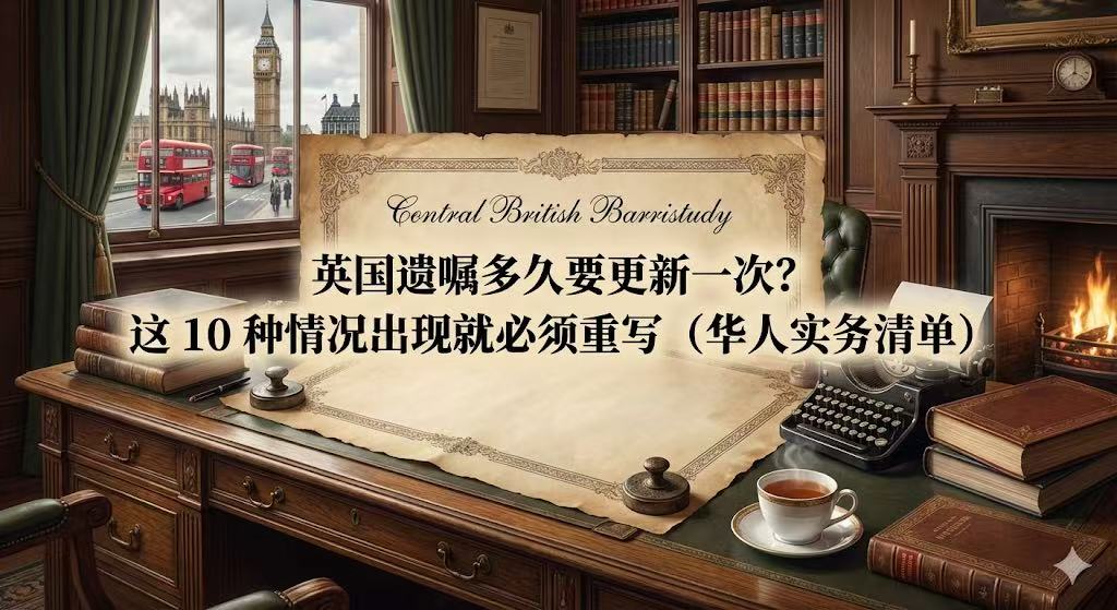 英国遗嘱多久要更新一次？这 10 种情况出现就必须重写（华人实务清单）