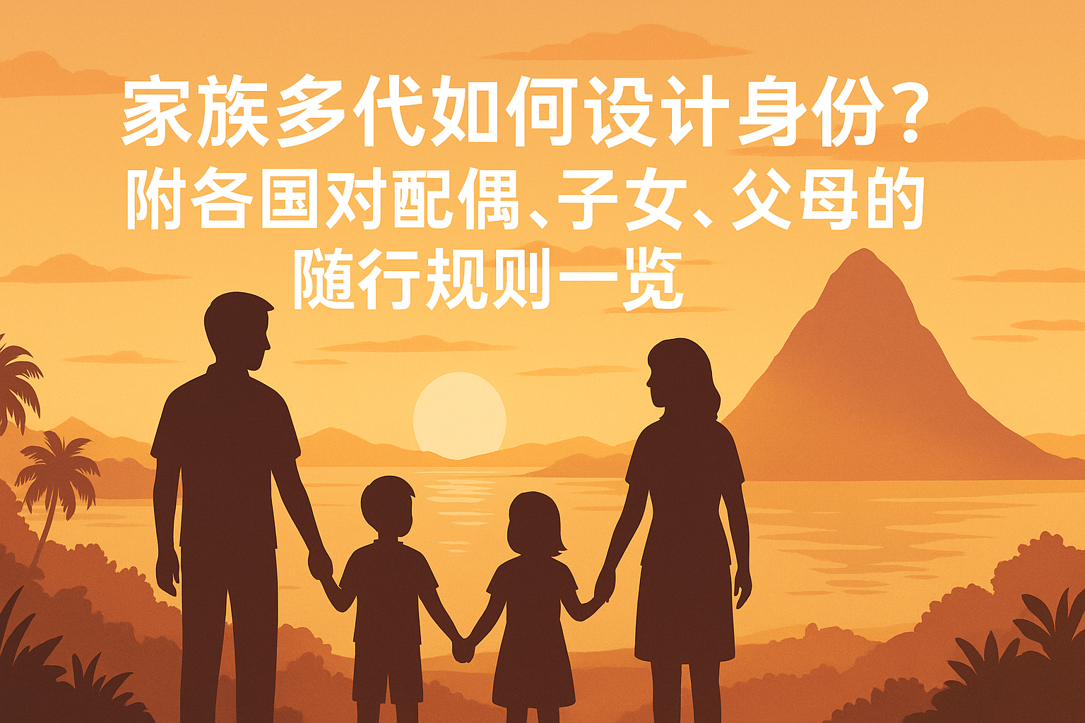 家族多代如何设计身份？附各国对配偶、子女、父母的随行规则一览