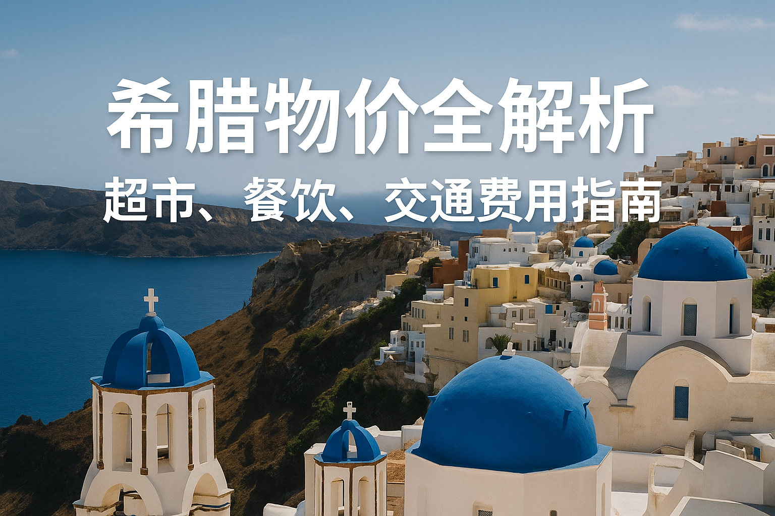 希腊物价全解析｜超市、餐饮、交通费用指南