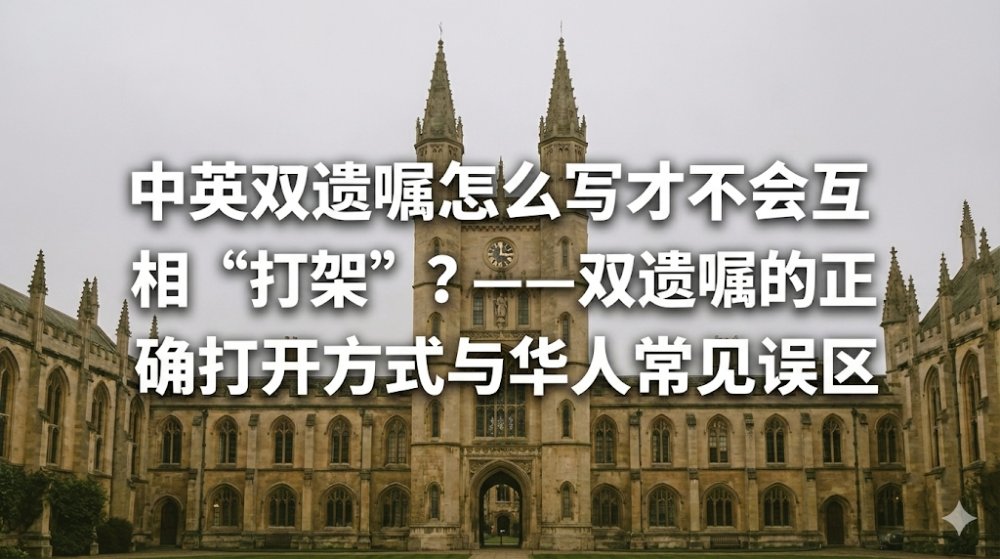 中英双遗嘱怎么写才不会互相“打架”？——双遗嘱的正确打开方式与华人常见误区