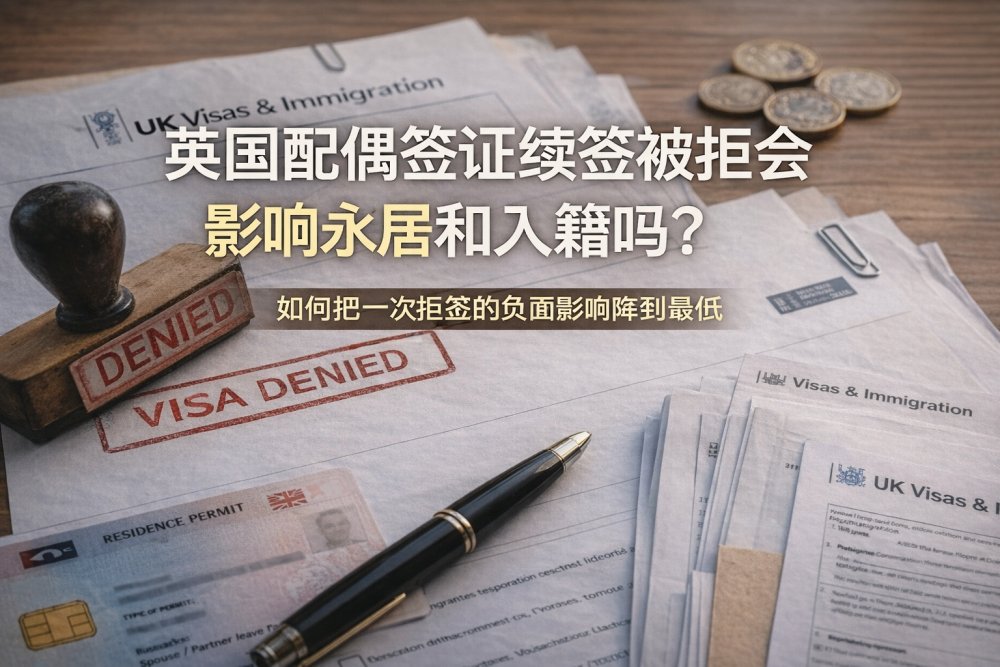 英国配偶签证续签被拒会影响永居和入籍吗？如何把一次拒签的负面影响降到最低