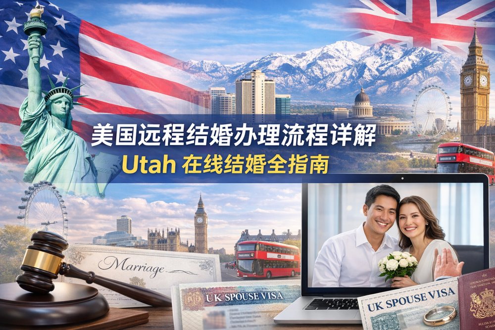 美国远程结婚办理流程与费用详解｜Utah 在线结婚全指南