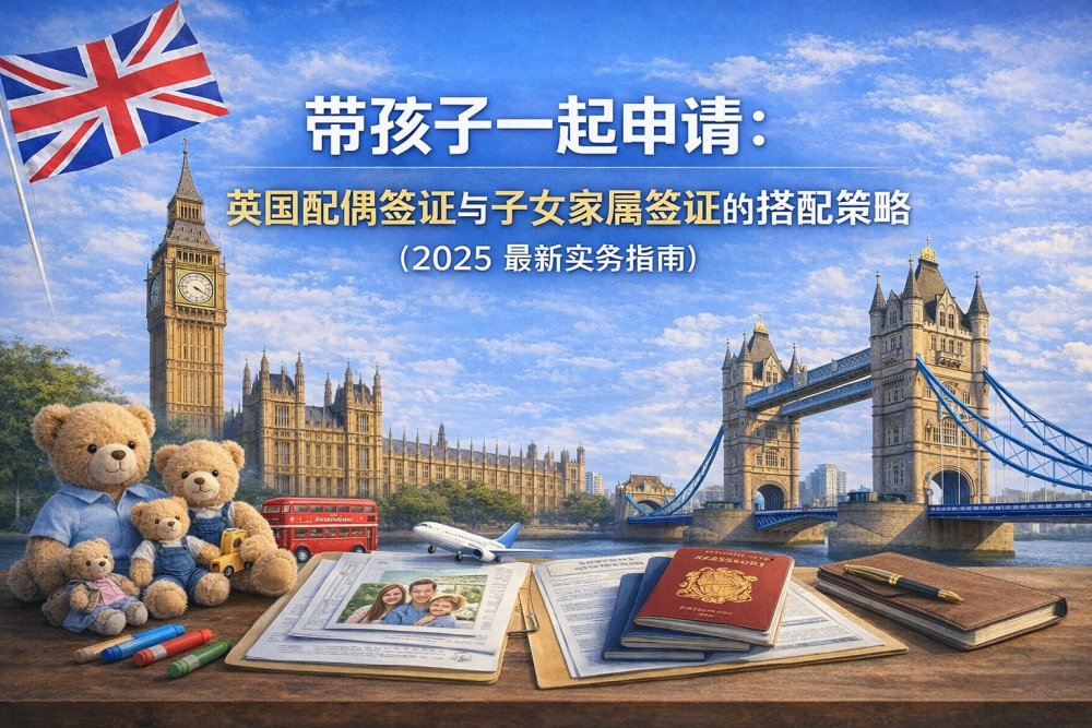 带孩子一起申请：英国配偶签证与子女家属签证的搭配策略（2025 最新实务指南）