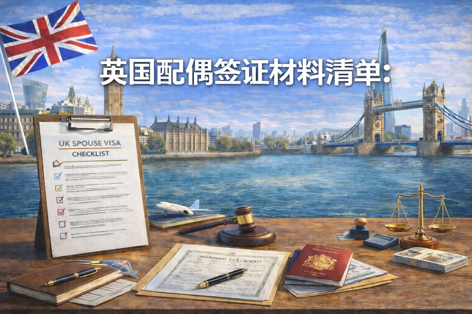 英国配偶签证材料清单