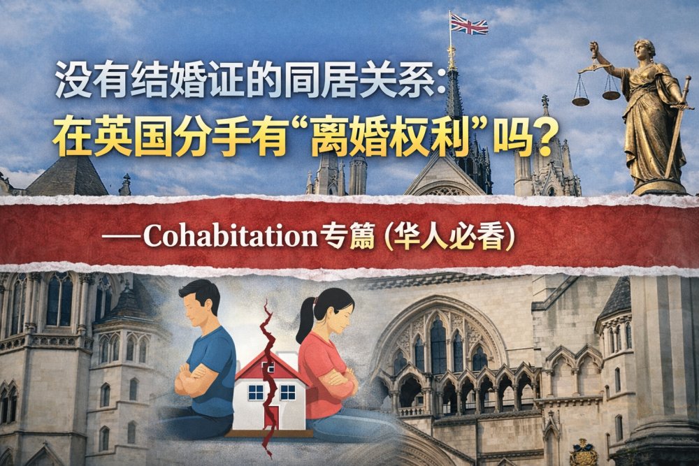 没有结婚证的同居关系：在英国分手有“离婚权利”吗？——Cohabitation 专篇（华人必看）
