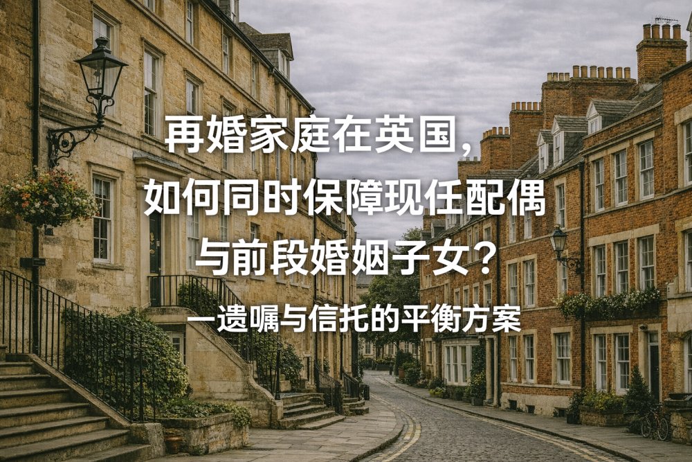 再婚家庭在英国，如何同时保障现任配偶与前段婚姻子女？——遗嘱与信托的平衡方案