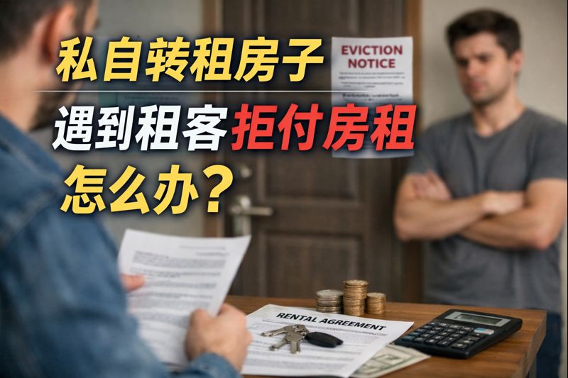 我私自转租的房子，现在租客拒绝支付房租，怎么办？ 