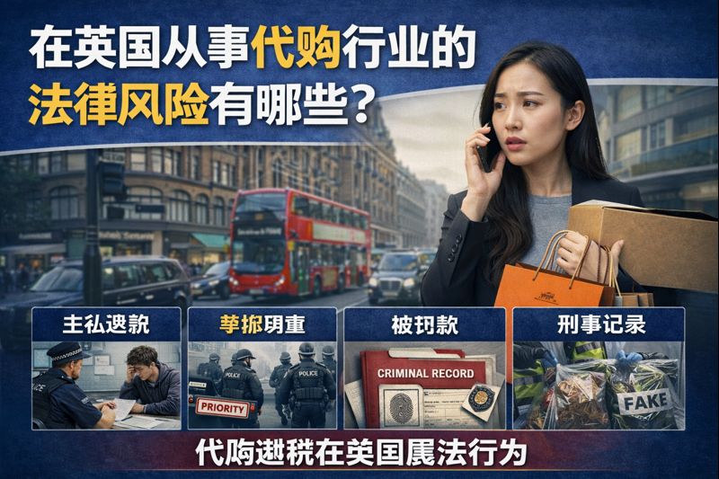 在英国从事代购行业的法律风险有哪些？