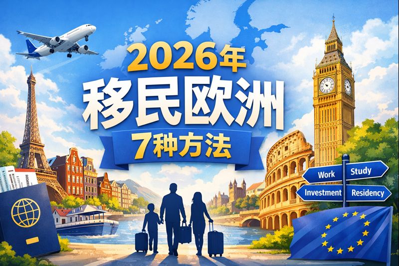 2026年移民欧洲的7种方法