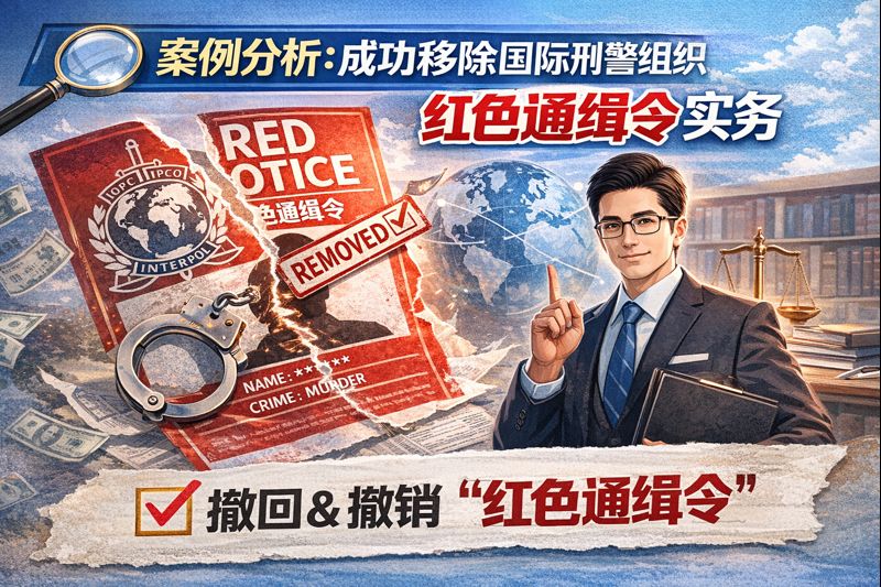 案例分析：成功移除国际刑警组织红色通缉令实务