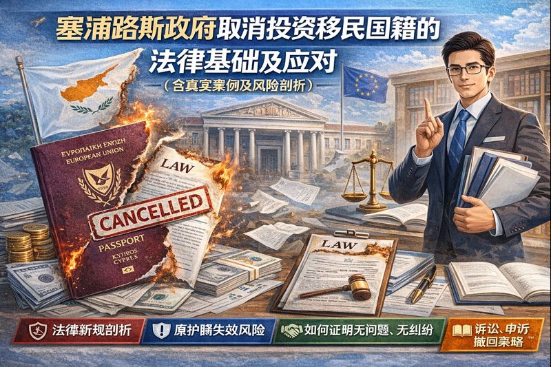 被塞浦路斯政府取消国籍的名单及法律依据