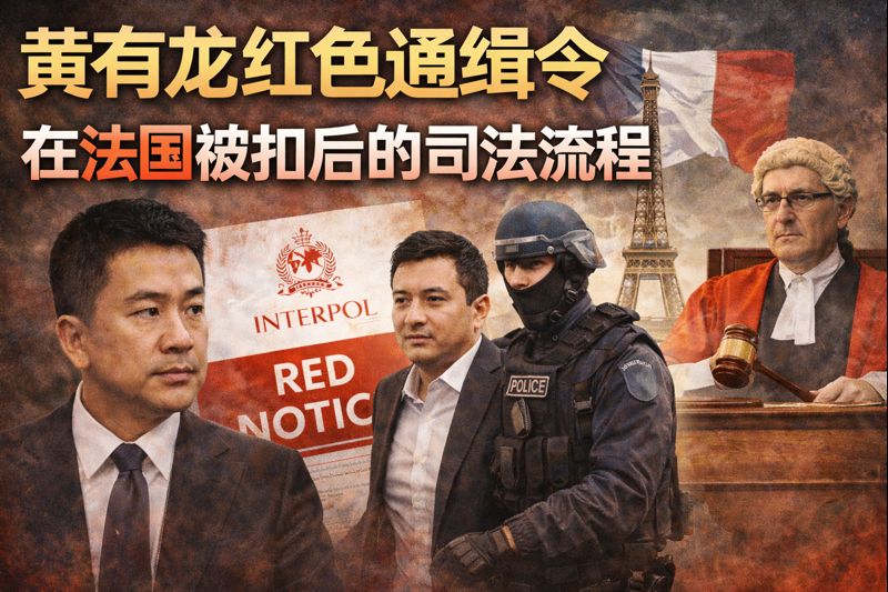 黄有龙红色通缉令案件（法国）
