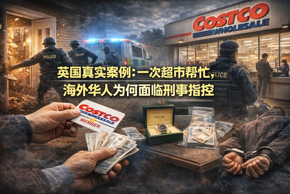 在英国，好心帮忙也可能坐牢？ 一次超市结账，如何把海外华人拖进刑事调查