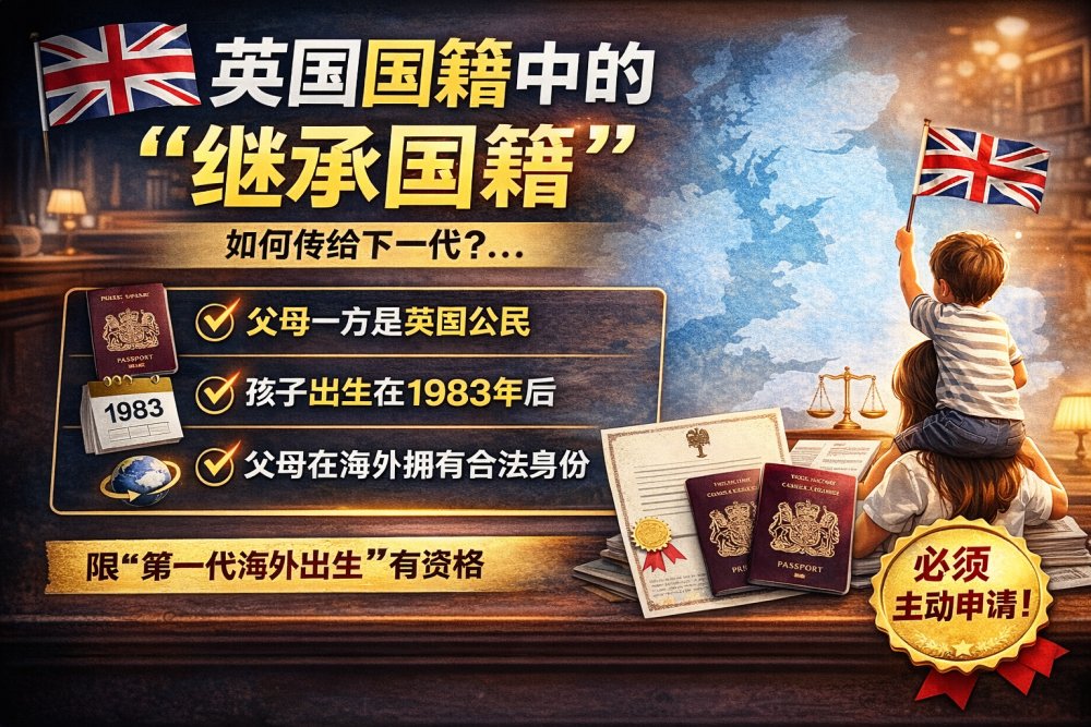 英国国籍中的“继承国籍”：很多华人家庭，其实理解错了第一步