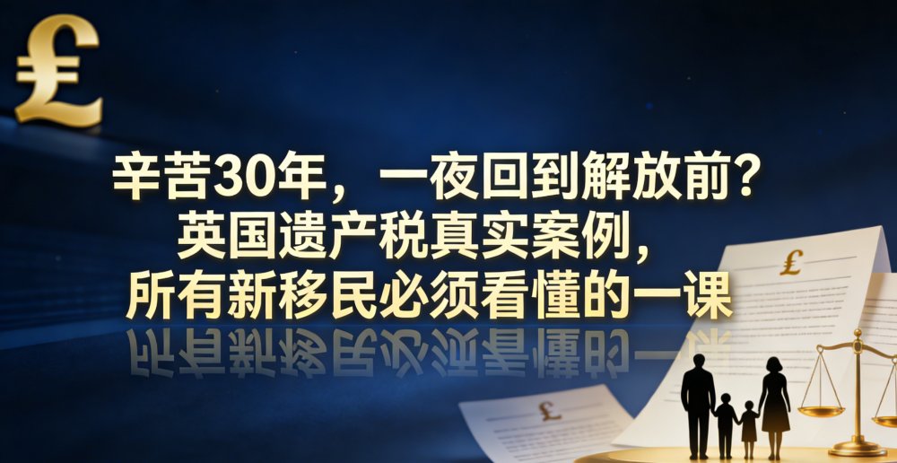 辛苦30年，一夜回到解放前？英国遗产税真实案例，所有新移民必须看懂的一课