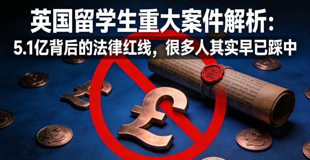 英国留学生洗钱第一大案： 5.1亿人民币背后的法律红线，很多人其实早已踩中
