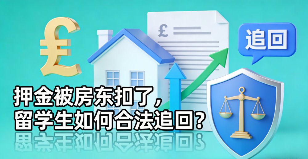 押金被房东扣了，留学生如何合法追回？
