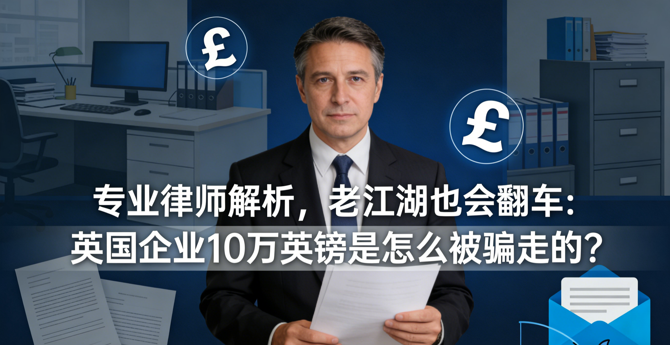专业律师解析｜老江湖也会翻车：英国企业10万英镑是怎么被骗走的？
