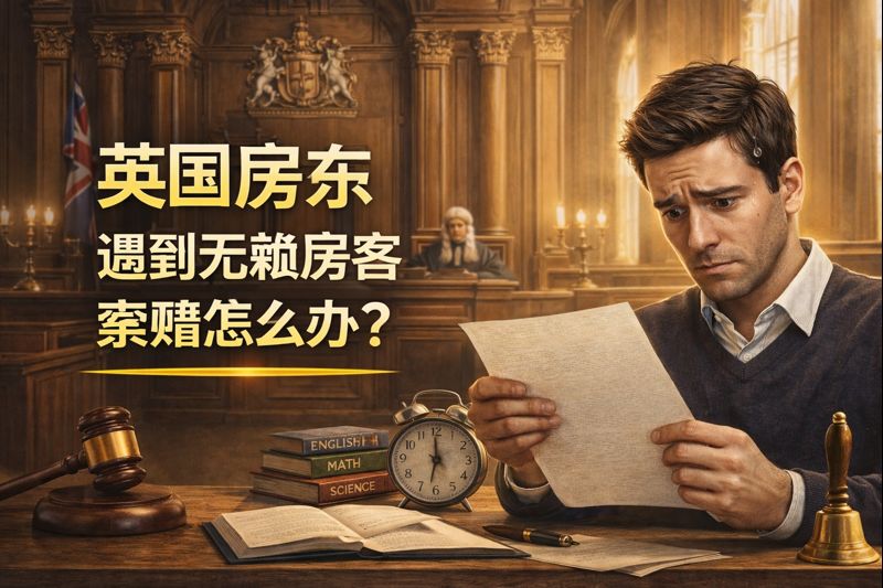 遇到无赖房客索赔怎么办？英国房东押金三倍赔偿真实解析
