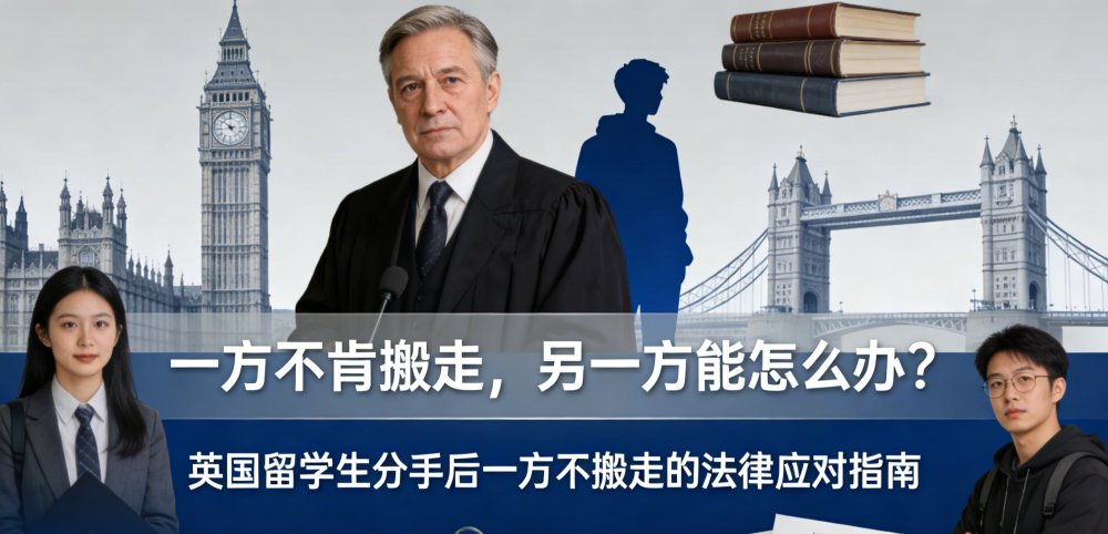 一方不肯搬走，另一方能怎么办？英国留学生分手后一方不搬走的法律应对指南