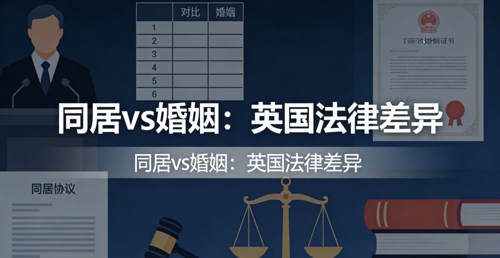 同居 vs 婚姻：英国法律差异