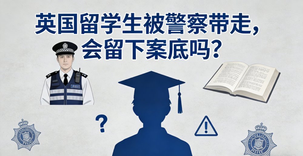 英国留学生被警察带走，会留下案底吗？