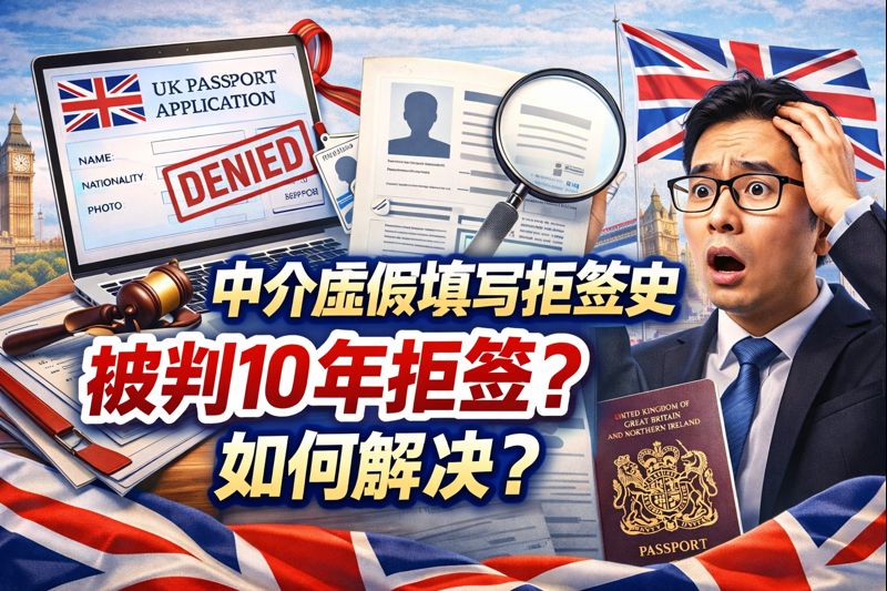 因中介填错拒签史，被判 10 年拒签？