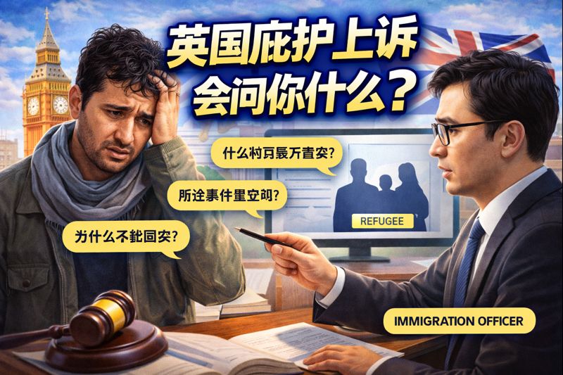 英国庇护上诉会问你什么