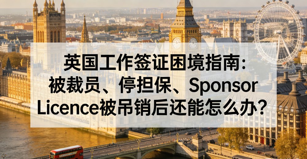 英国工作签证困境指南：被裁员、停担保、Sponsor Licence 被吊销后还能怎么办？