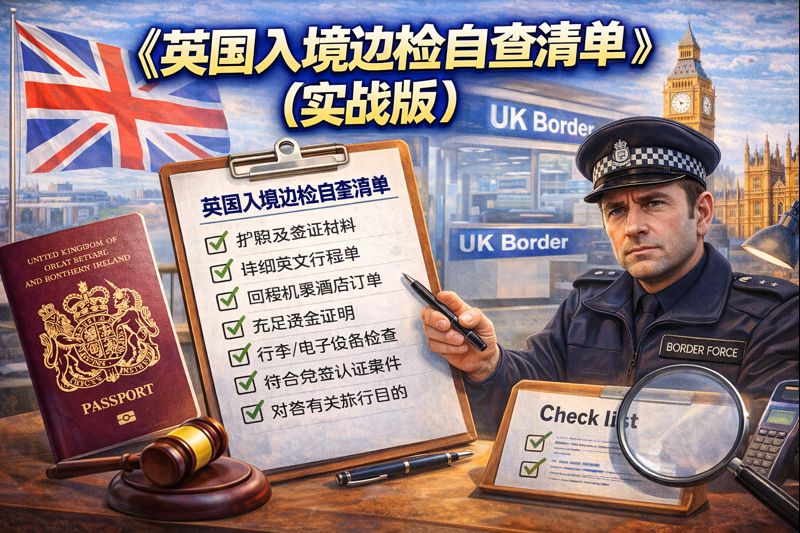 英国入境边检自查清单（实战版）｜避免被拒绝入境的完整指南